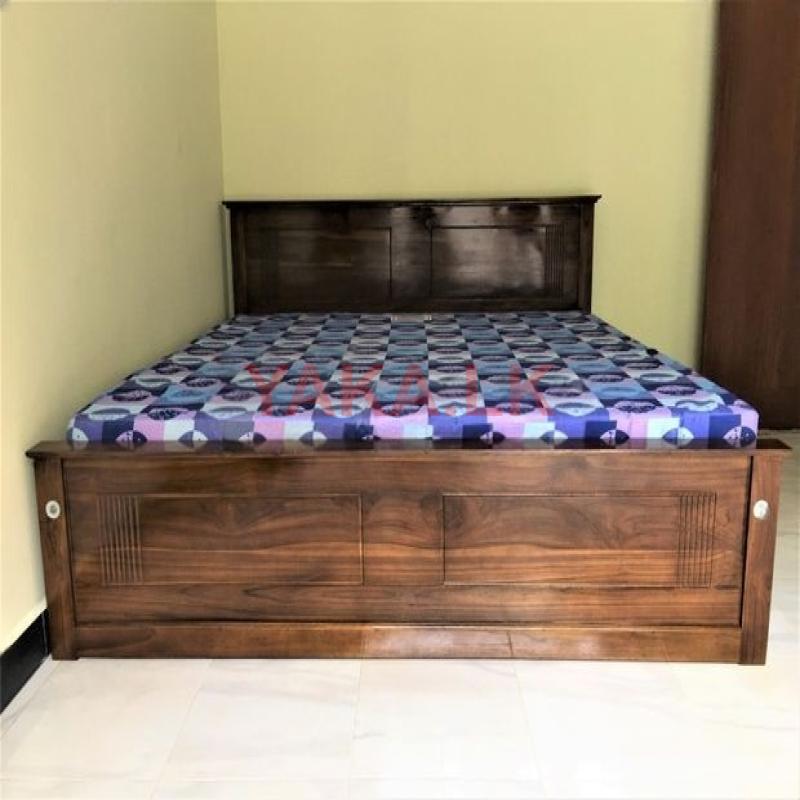 Teak 6*6' Box Beds With Mattress
