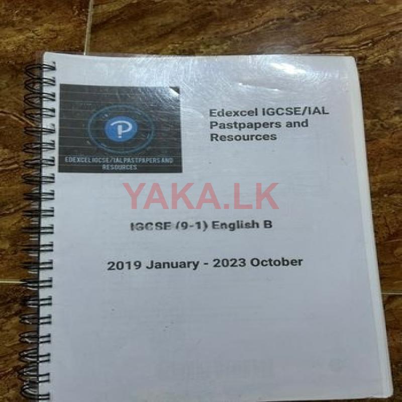 Edexcel O-Level Past Papers Book