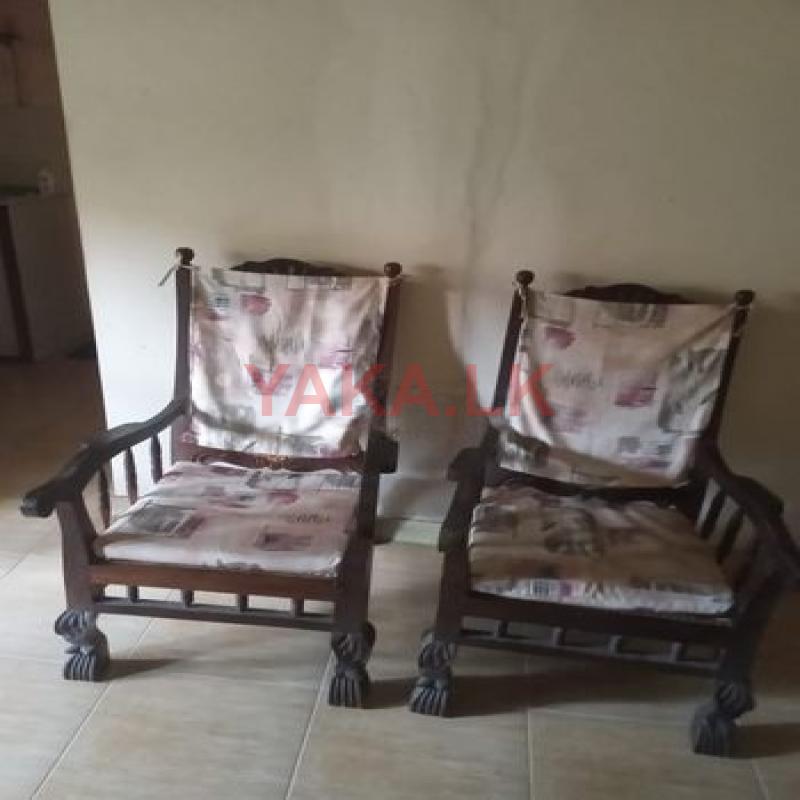 Teak veranda chairs