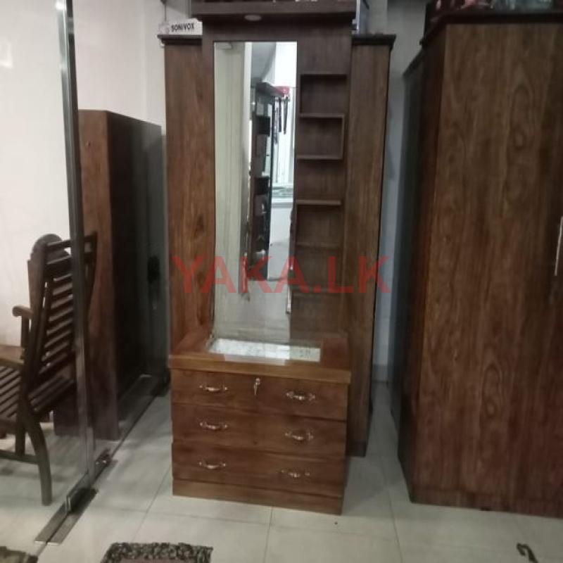 Teak Dressing Table with Cupboard