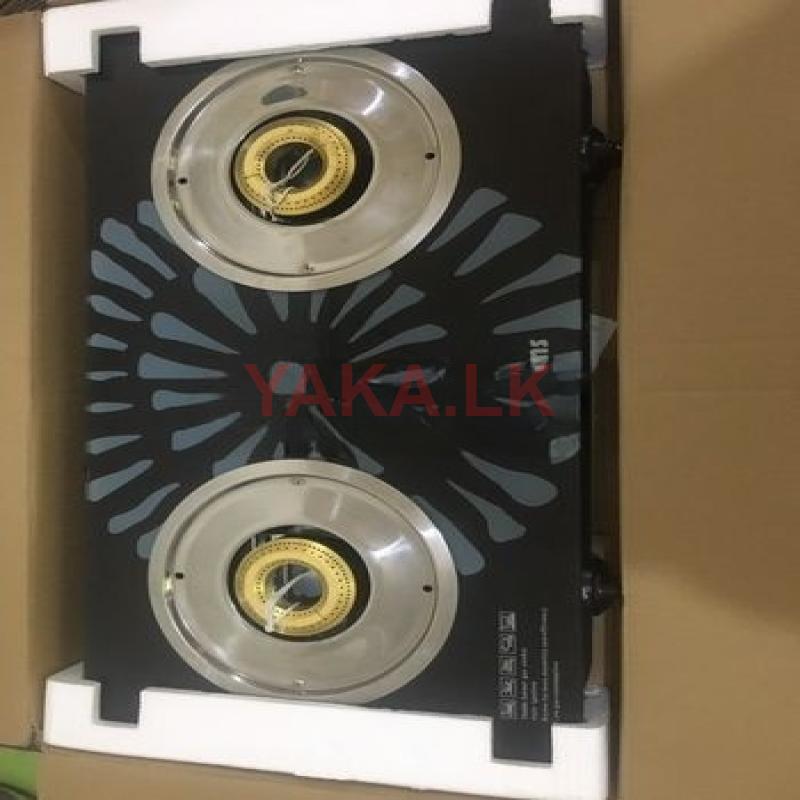 Abans glass double gas cooker