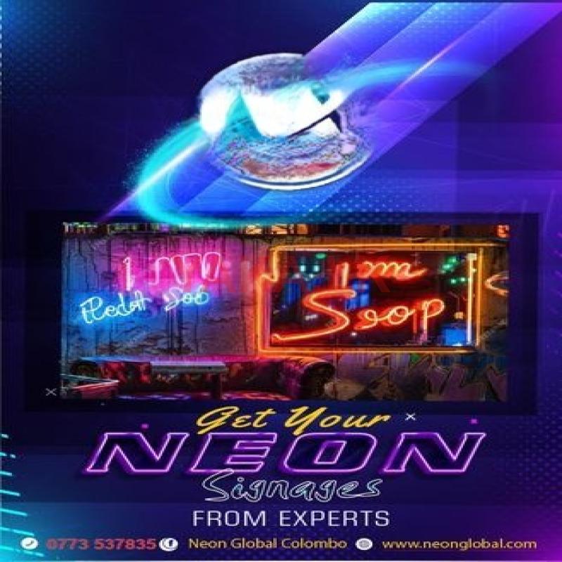 Unique Neon LED Signs for Bars & Cafes