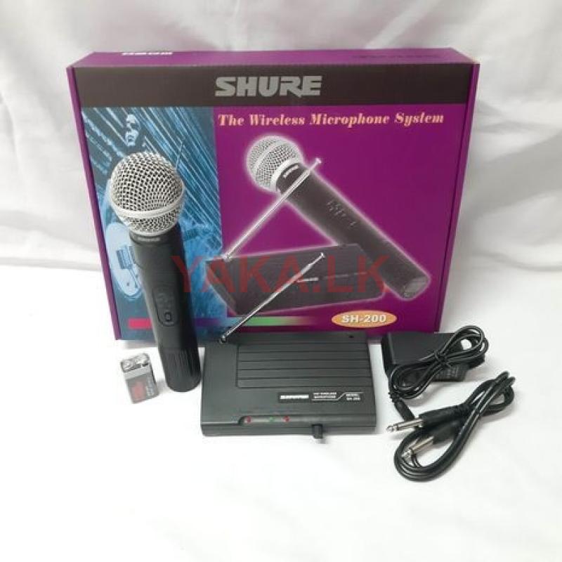 SHURE SH- 200 wireless single hand microphone