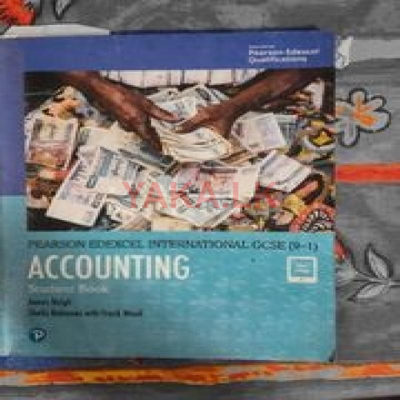 Edexcel IGCSE original books - accounting