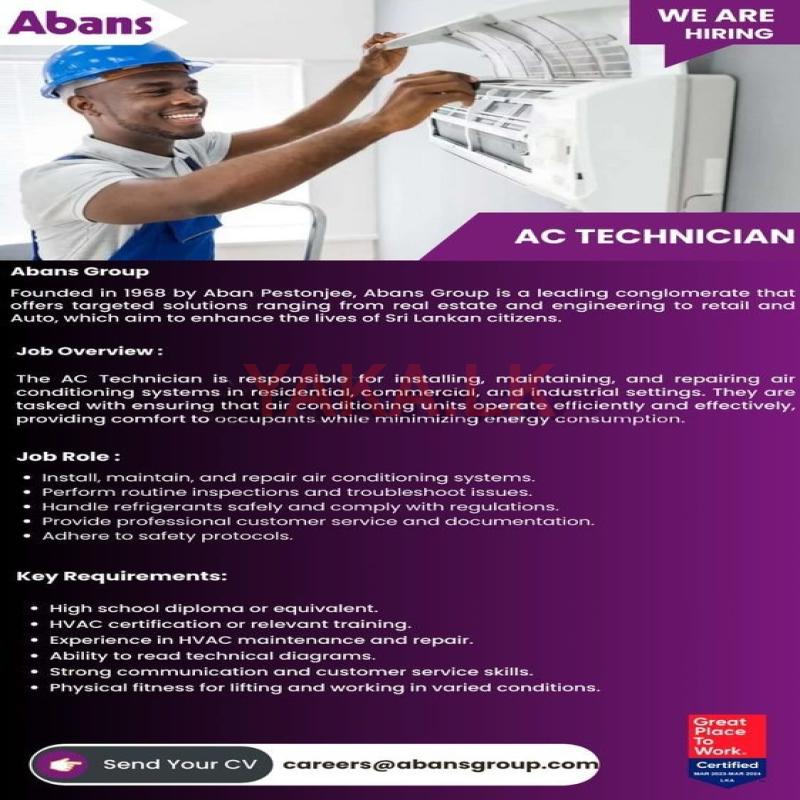 AC Technician - Wellawatta