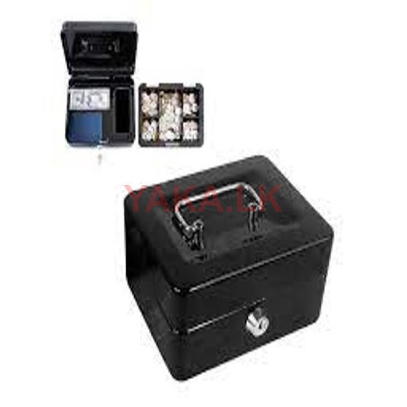 Safe Cash Box With Coins Tray - Portable