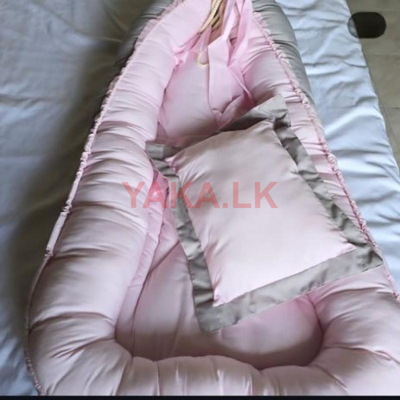 Baby Nest Pod - Cotton Newborn Bed Sleep Travel Cot