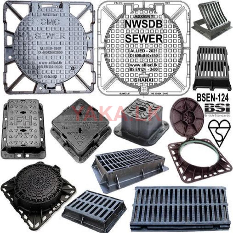 Drain Covers, Gully Gratings & Manhole Covers - Water, Sewerage,etc