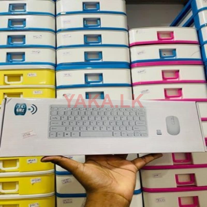 Wireless Mini Keyboard with Mouse