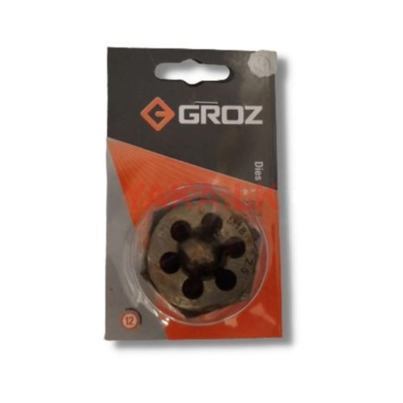 Hexagonal Die Nut Groz India 18 X 2.5 P-Di/h/18 M