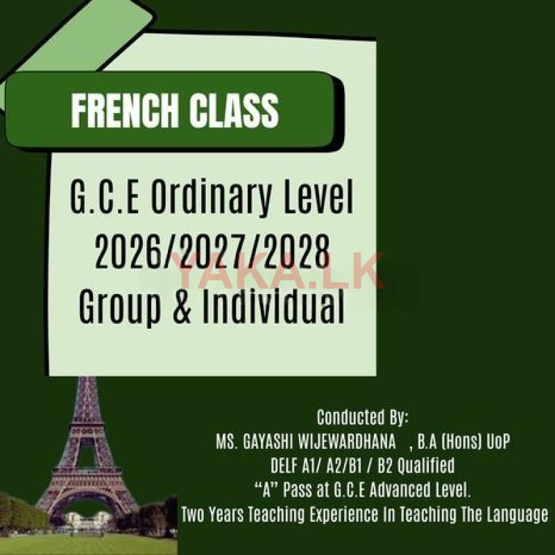 French Class for Ordinary Level