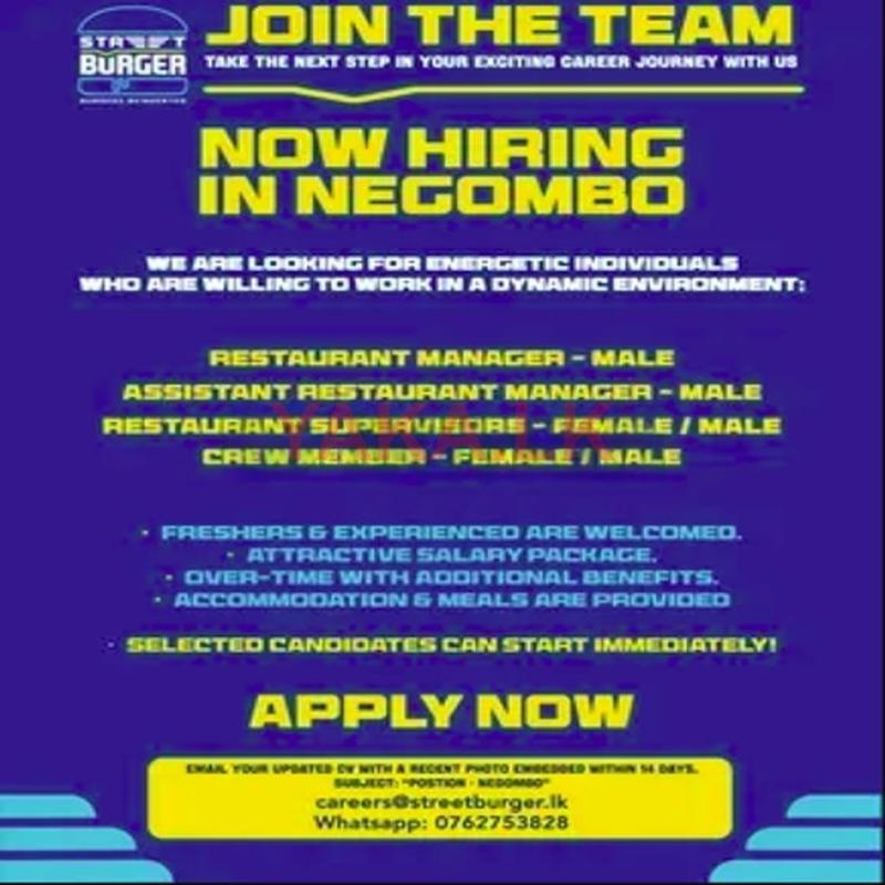 Crew Member - Ja-Ela / ජා-ඇල