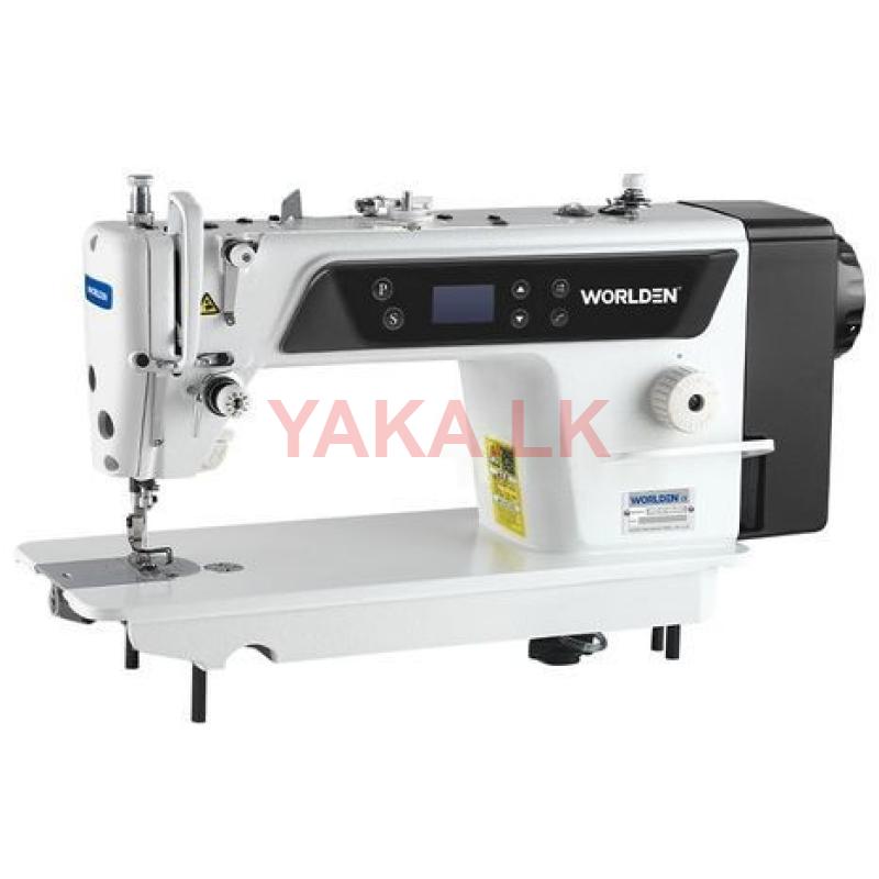 Worlden Stepper Motor Full Automatic Single Needle Lockstitch Machineq