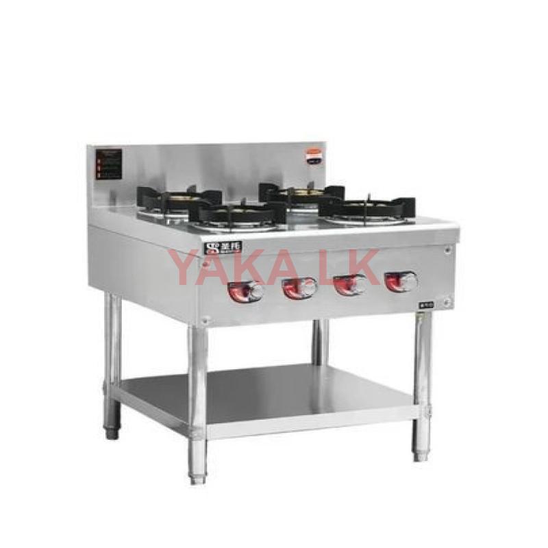 Wok 4 Burner Gas Stove With Stand