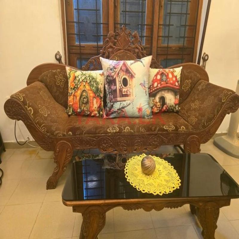 Teak Kavichchi Sofa Set