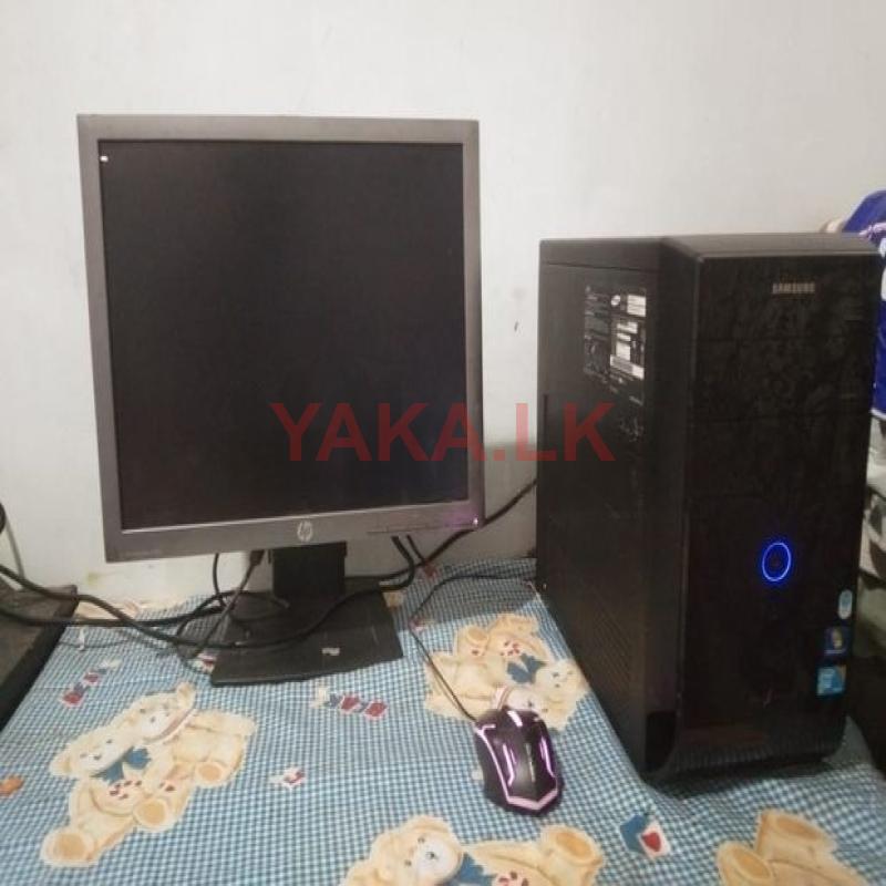 I3 Second Generation,512 GB Hard, 8 Ram Computer With Hp Monitor