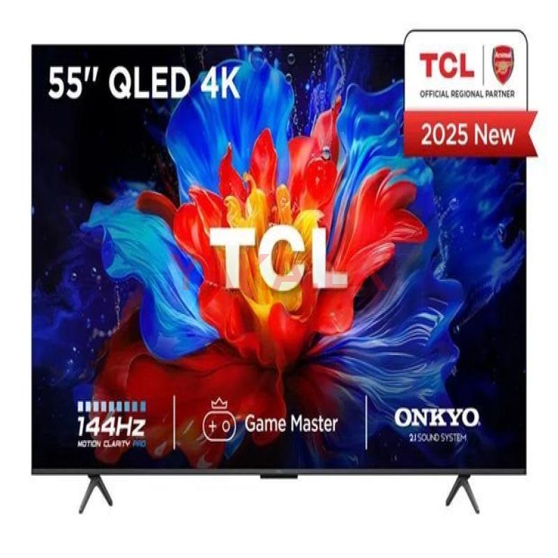 New TCL 55" QLED 4K Smart UHD HDR LED Frameless Google TV