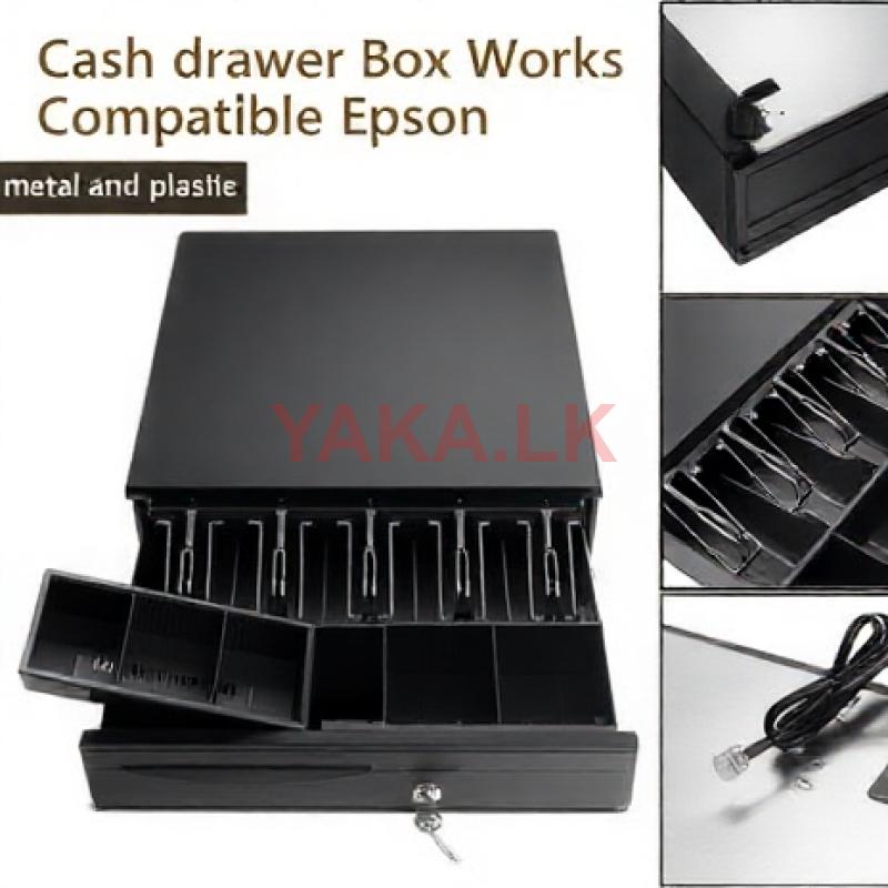POS Cash Drawer 5 Notes Coins - 4.5kg Black Metal