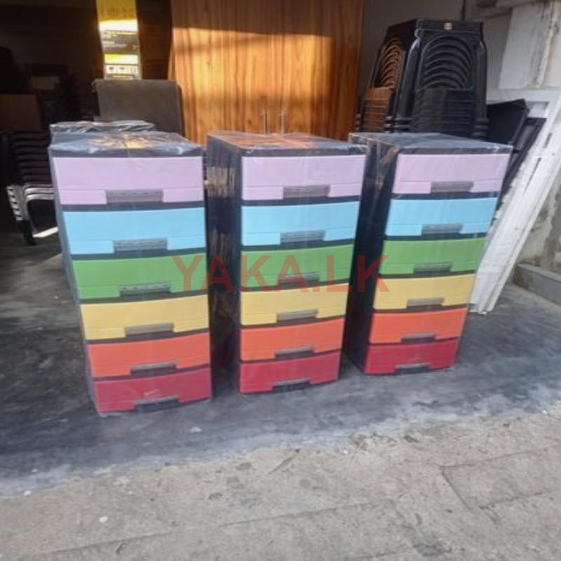 6 Drawer plastic cupboards