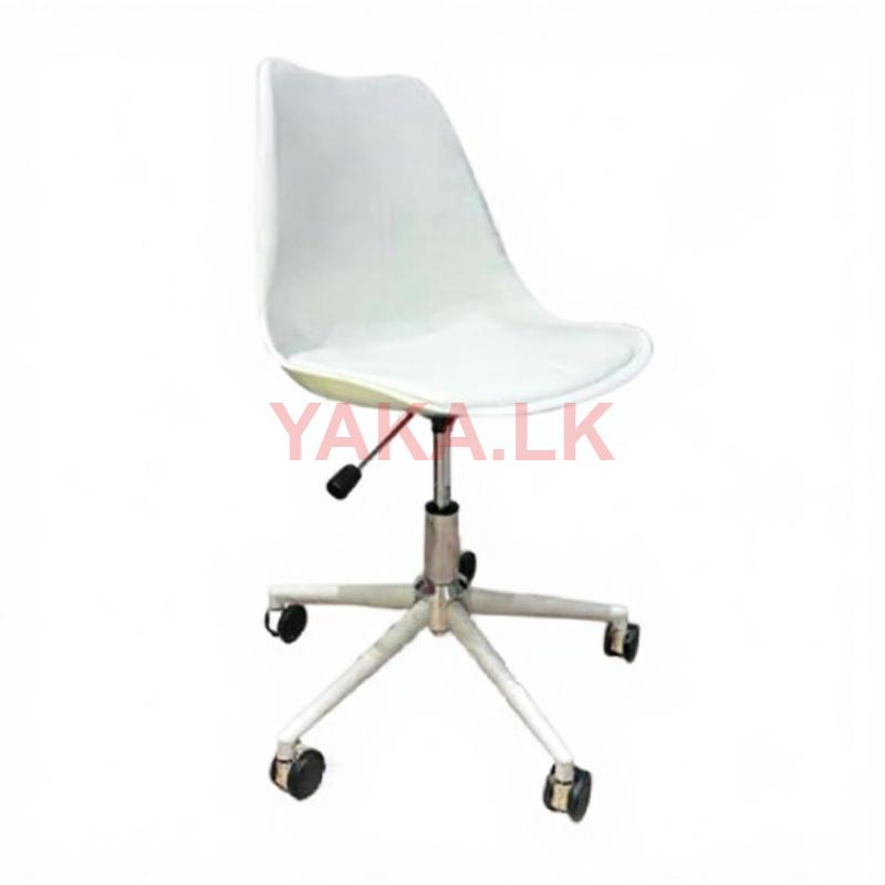 Prodo Barista White Wheel Office Chair