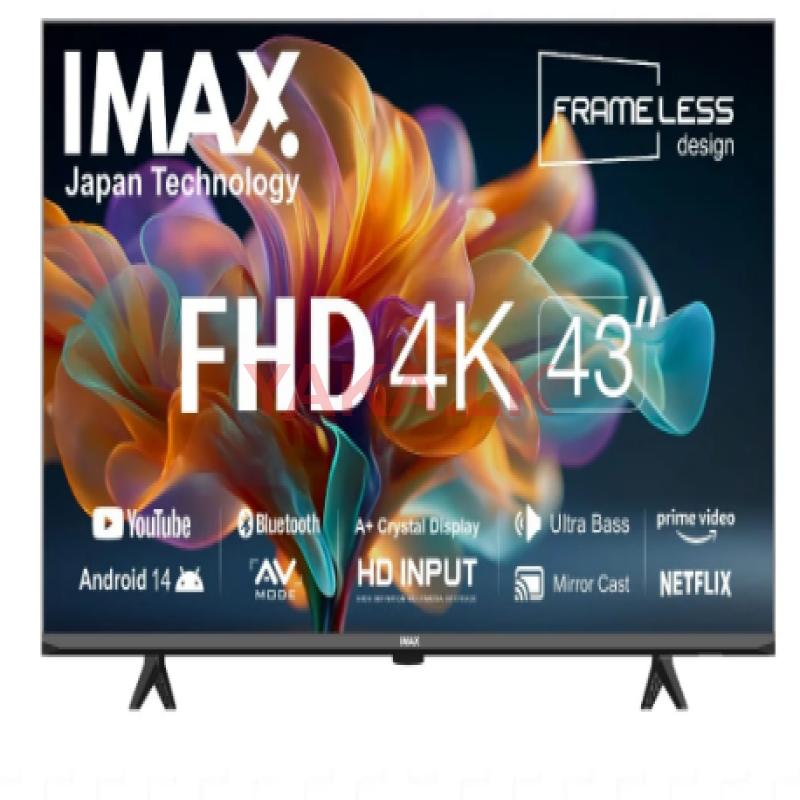 IMAX (Japanese) 43" Smart android 4K LED Frameless TV