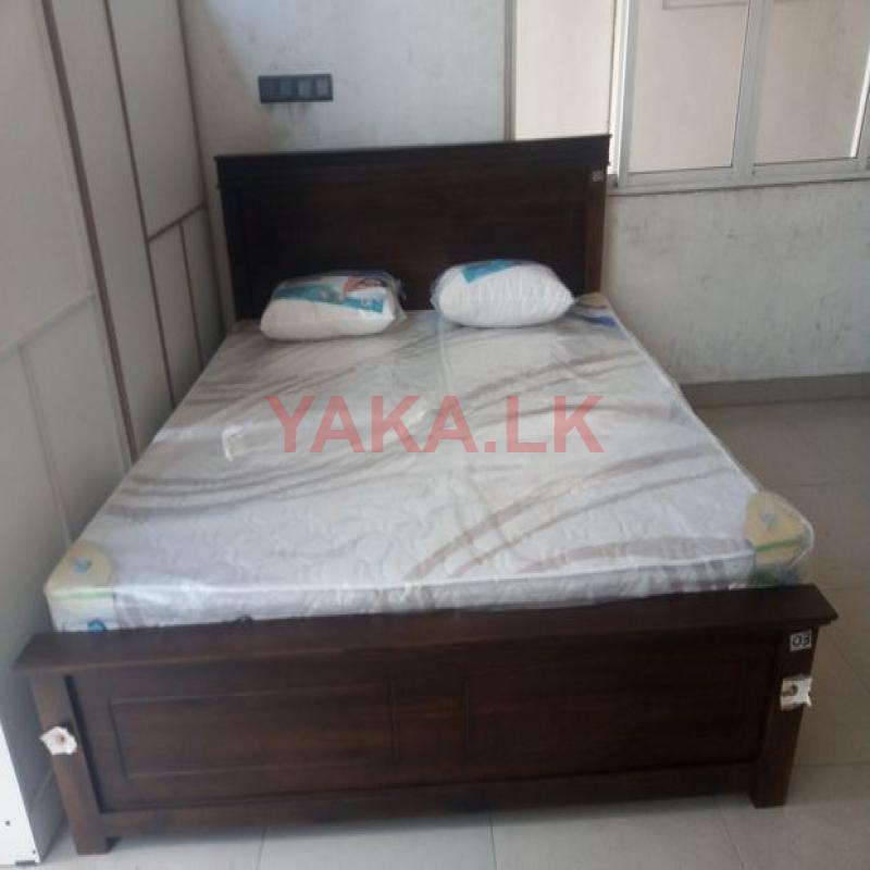 78 by 72 box bed with arpico spring mattress (E-23)