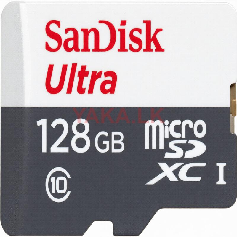 SanDisk Ultra 128GB microSDXC UHS-I Memory Card
