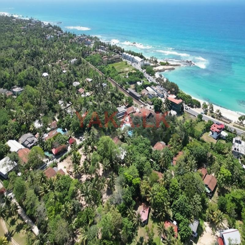 beach facing land plot weligama