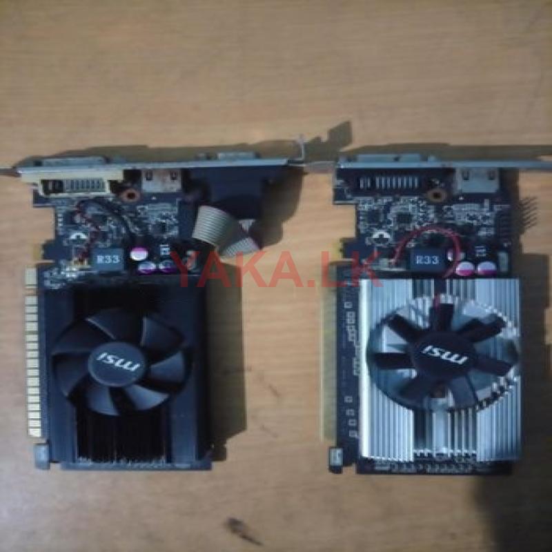 MSI GT 610 2GB + Nvidia 1GB VGA Cards