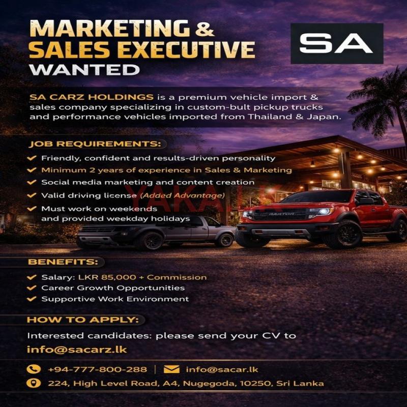 Senior Sales Marketing Executive