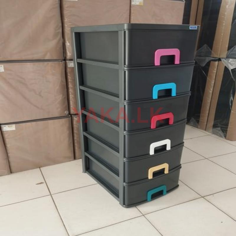 Daxer 6 Drawer Plastic Cupboard