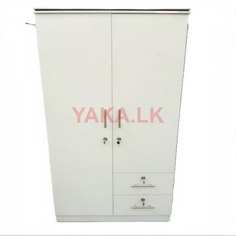 Melamine Wardrobe White With Drawers