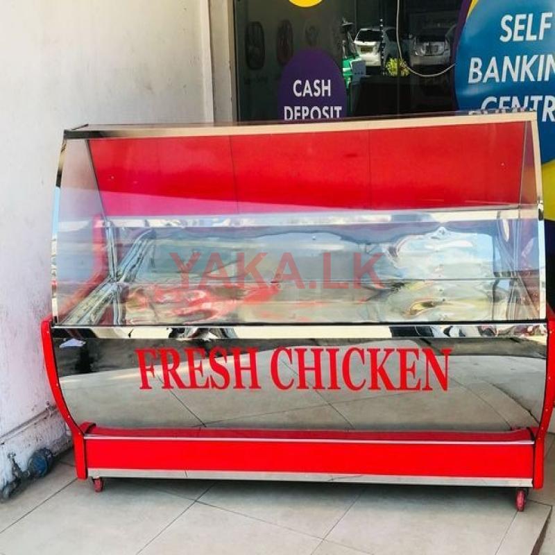 Stainless Steel Chicken & Fish Display Coolers