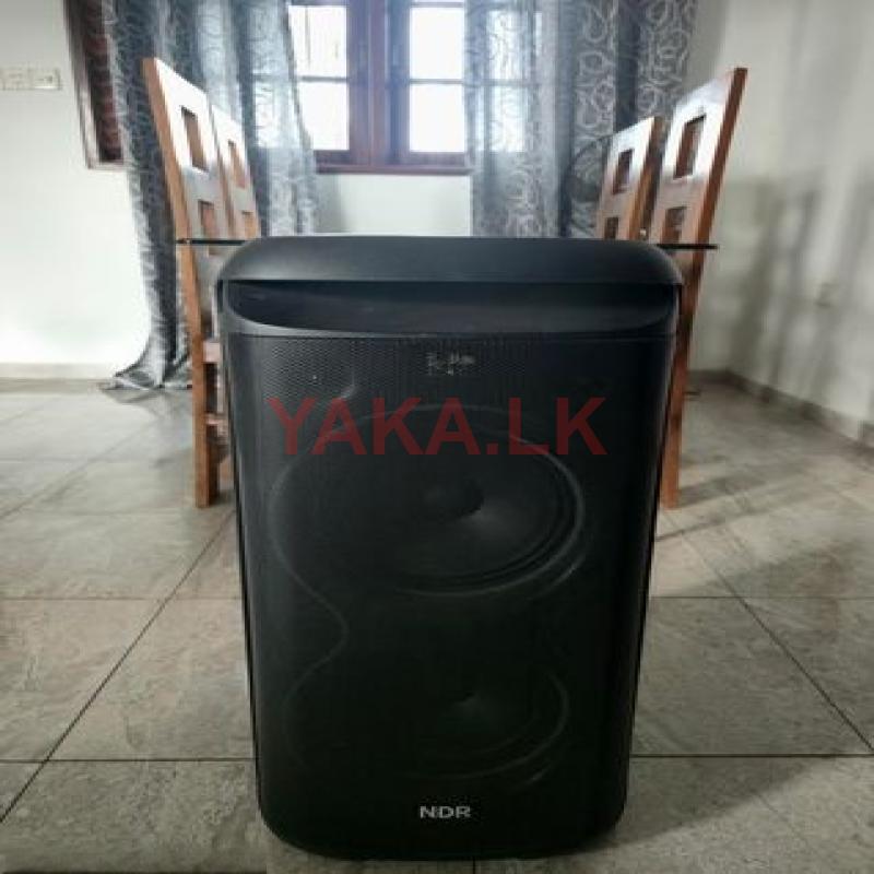 NDR 50W Party Box Speaker – 2 Wireless Mic